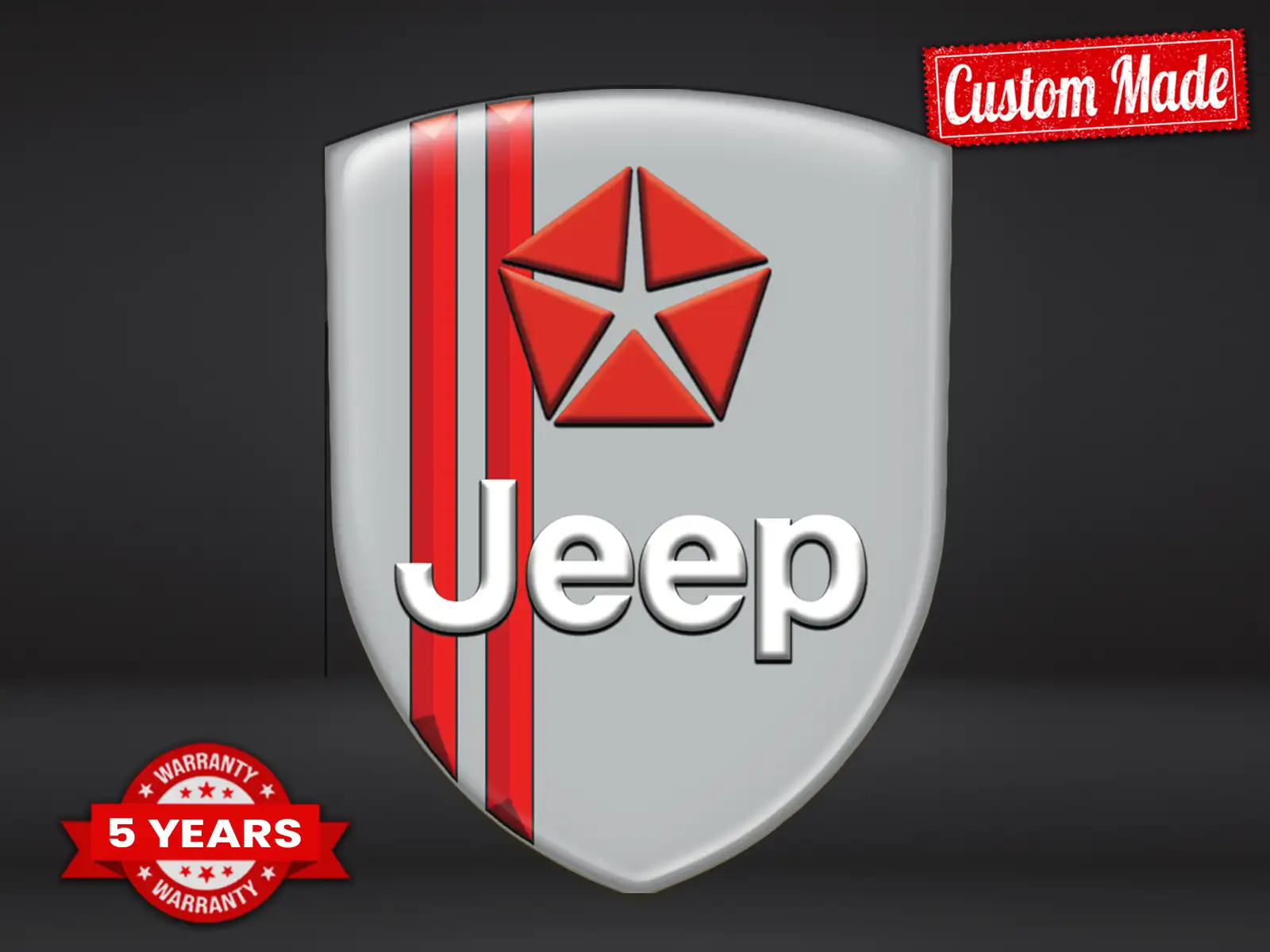 Jeep Vinilos Auto Negocio Limitados Universal Estrella